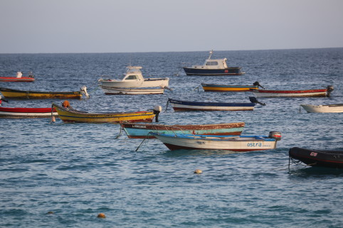 Fishing boats in Cape Verde