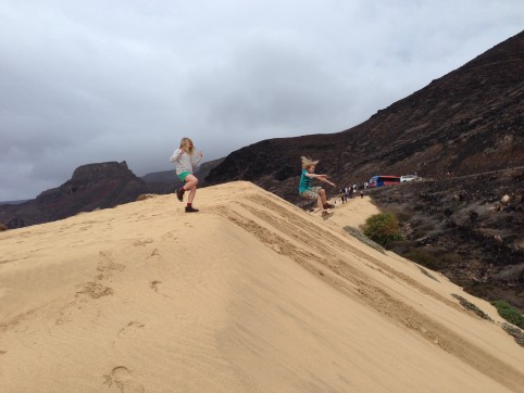 Saharan dune jumping - family holiday in Cape Verde