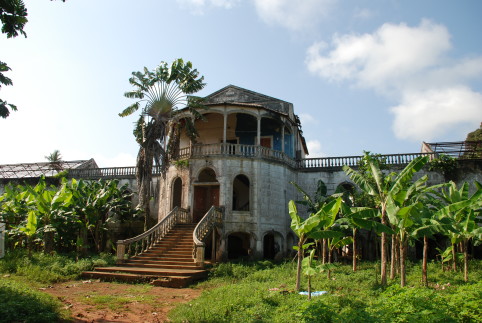 Former plantation house Sao Tome holidays